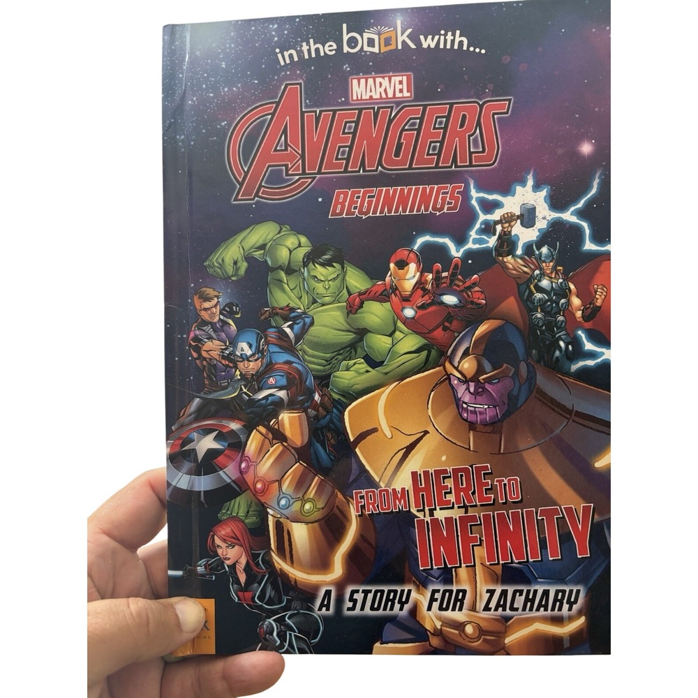 Marvel Avengers Beginnings From Here to Infinity Hardcover Book Zachary